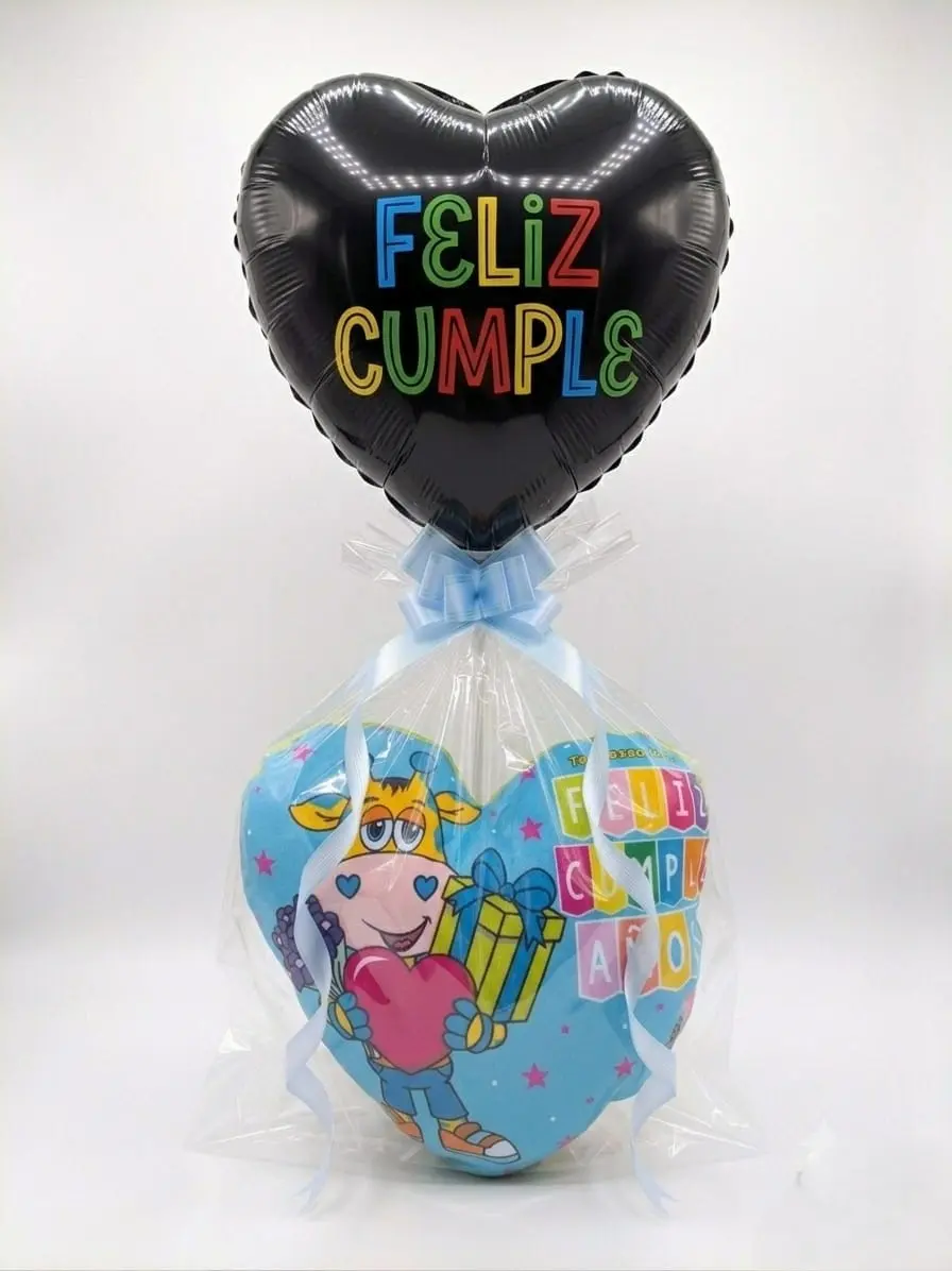 Cojin Corazon Feliz Cumpleanos - vista 1